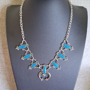 Vintage Sarah Coventry Faux Turquoise Necklace